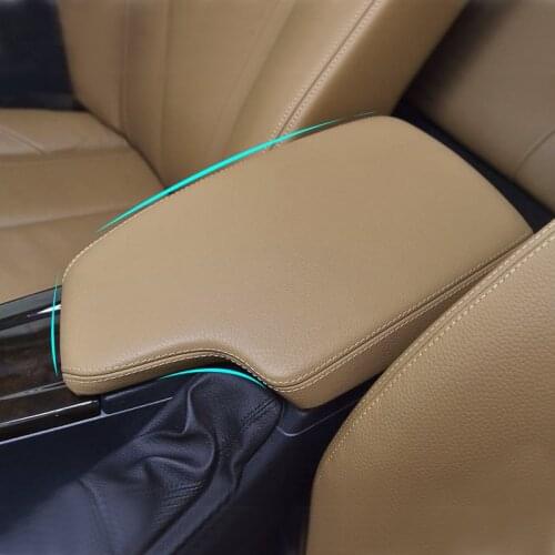 Car Accessories Microfiber Leather Center Console Lid Armrest Box Cover Sticker Trim For BMW 3 Series F30 2013 - 2017 2018