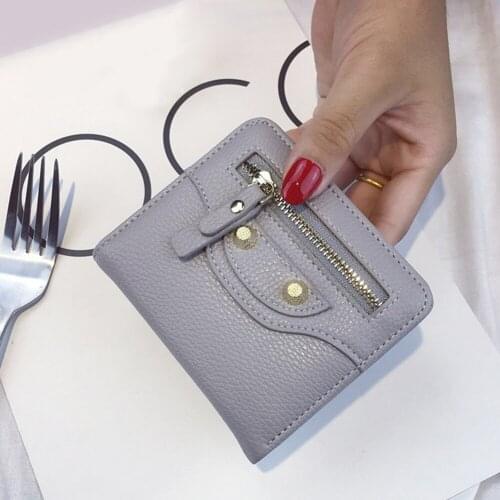 Women Lady Wallet Faux Leather Mini Short Bifold Purse Clutch Card Coin Holder
