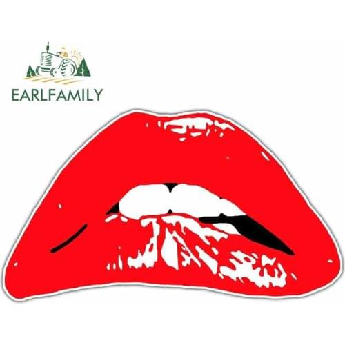 EARLFAMILY 13cm x 7.3cm for Rocky Horror Cartoon Car Stickers Vinyl JDM Bumper Trunk Truck Graphics Windshield Bumper Windows