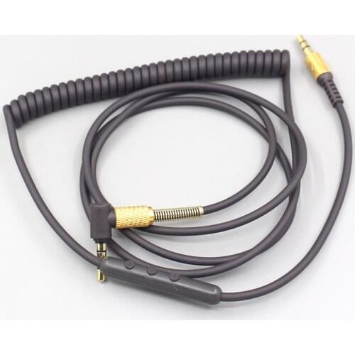 LN005714 Black Replacement Cable with Mic for MARSHALL MONITOR Major Headphones