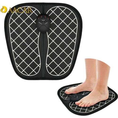 Foot Massager Stimulator Foot Muscle Stimulator Pad Foot Massage Mat Improves Blood Circulation Pain Relief Tool EMS Electric