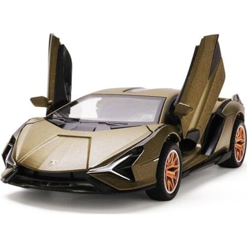 Car Model 1/32 Lamborghini-SIAN Alloy Sports Car Limited Edition Metal Car Model Childrens Toy Car Toy Gift For Boy