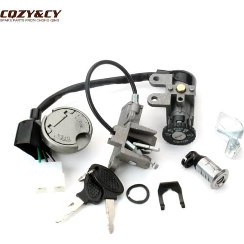 Scooter Ignition Lock & Key Set for Baotian BT49QT 50cc 4-stroke