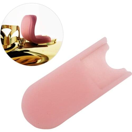 Saxophone Thumb Rest Cushion Silicone Gel Pad Cover Sax Accessories for Soprano/ Alto/ Tenor Saxophones Five Color choices