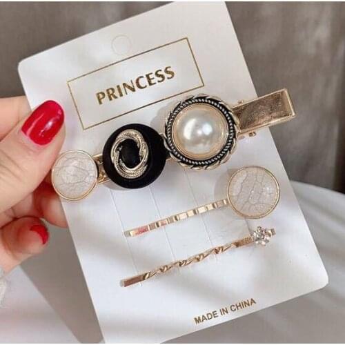 Simple And Easy-to-use Temperament Korean Version Clip Headdress Hairpin Combination Suit Spring Style Hairdressing Duck-billed