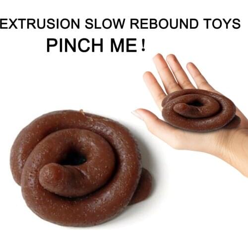 Realistic Shit Joke Toys Fake Turd Poop Piece of Shit Prank Antistress Gadget Squish Tricky Funny Toys Gag Funny Mischief Gift