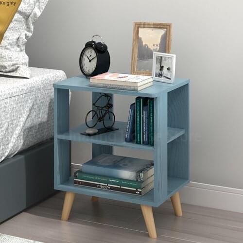 Modern Bedside Nightstands Dormitory Storage Cabinet Solid Wood White Nightstands Wooden End Tables Bedroom Furniture