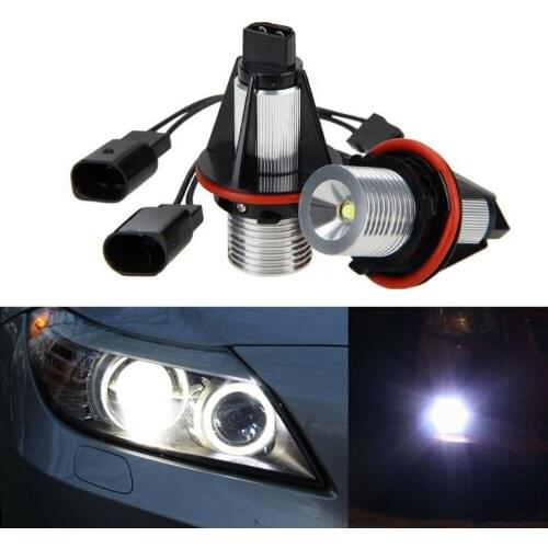 5W Light Bulbs 2 Pcs IP65 E39 Waterproof Car DC 12V Angel Eyes Halo Light