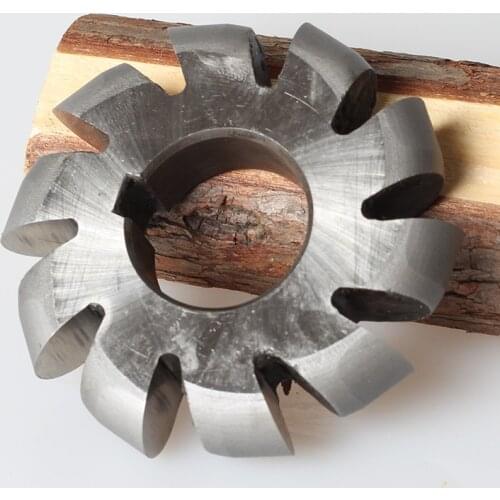 Convex semicircle milling cutter 45mm-75mm, convex milling cutter, high-speed steel internal and external R-type milling cutter