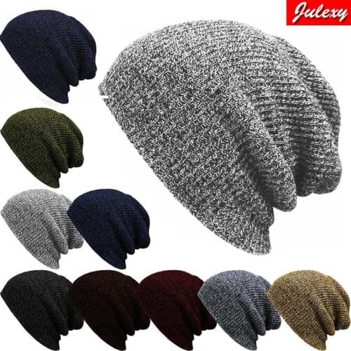 Womens Cap European And American Outdoor Knitted Hats Striped Pullover Caps Men And Women Autumn And Winter Warm Woolen Caps