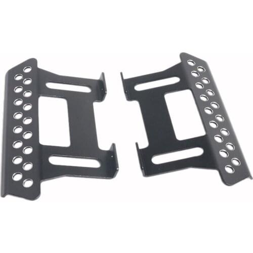 2Pcs Metal Side Pedal Plate For Axial Scx10 Side Step Sliders 1:10 Scale Rc Crawler Car Part