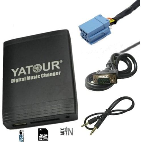 Yatour yt m06 for Fiat Punto Coupe Bravo Alfa Romeo 147 159 Blaupunkt Connect Nav Radio Car MP3 Player USB AUX Bluetooth Adapter