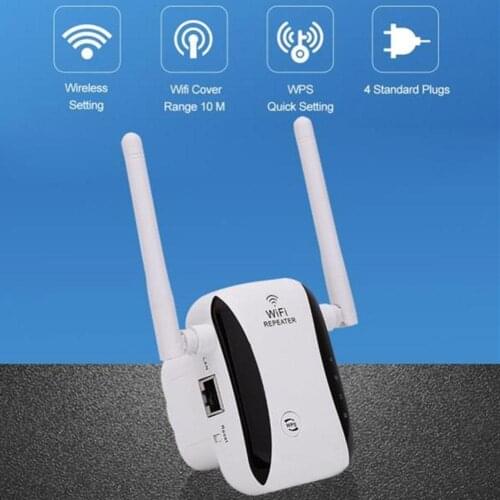 Wireless Wifi Repeater 802.11b/G/N/A/Ac Network Wi Encryption Wps Signal 300Mbps Extender Booster WIFI Routers Range Expand A7R8