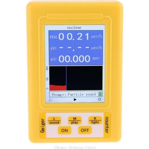 BR-9C 2-in-1 Nuclear Radiation Detector Geiger Counter EMF Meter Electromagnetic Radiation Tester Portable Au 21 20 Dropship