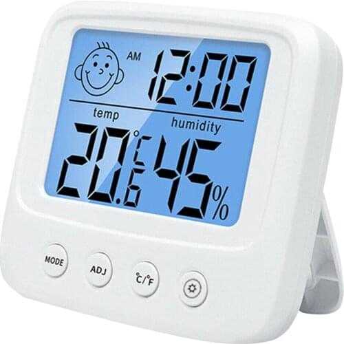 Digital LCD Home Indoor Convenient Temperature Sensor Humidity Meter Thermometer Hygrometer Gauge Weather Station