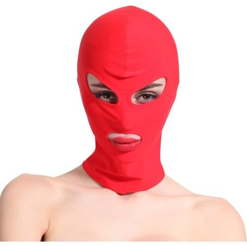 Erotic Accessories of Slave Bondage Soft Elasticity Head Mask Sex Toys for Bdsm Fetish Restraints Headgear Flirt Erotic Products