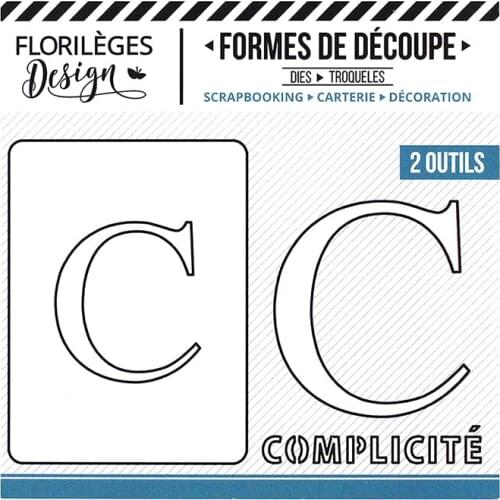 C Letter Metal Cutting Dies for DIY Scrapbooking Photo Album Decorative Embossing PaperCard Crafts Die 2021