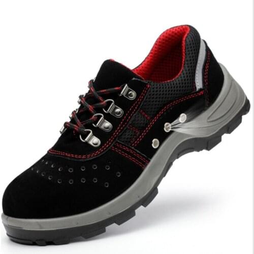 Male Safety Shoes Indestructible Work Shoes Puncture-Proof Work Sneakers Men Shoes Non-slip Work Boots Steel Toe Shoes Footwear