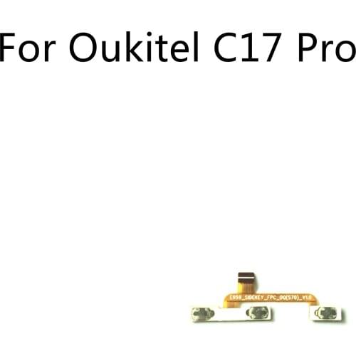 OUKITEL C17 Pro Used Power On Off Button+Volume Key Flex Cable FPC For OUKITEL C17 Pro MTK6763 6.35" 1560x720 Smartphone