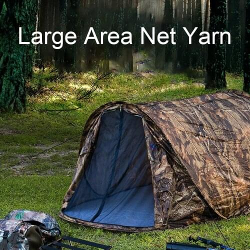 Outdoor Camping Tent Single Waterproof Windproof Automatic Open Camouflage Backpacking Tent for Sun Shelter Travelling Hiking