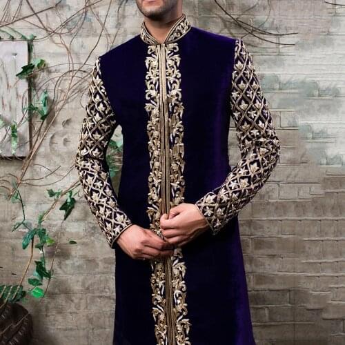 Kaftan Dress Dashiki For Men 2021 Autumn Riched Long Sleeves Loose Ethnic Fashion Mens Clothing Male Muslim Long Coat