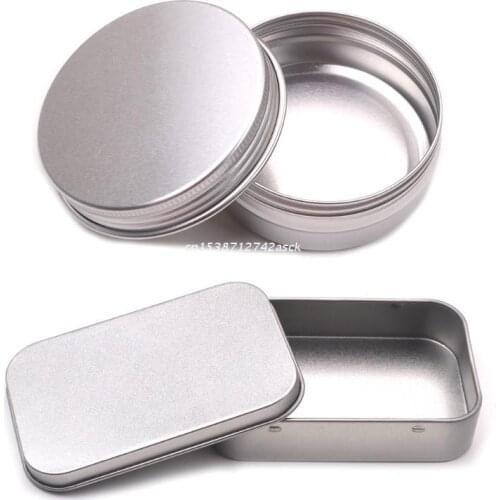 Portable Metal Acoustic Guitar Pick Plectrum Holder Case Box Rectangle Round Dropship