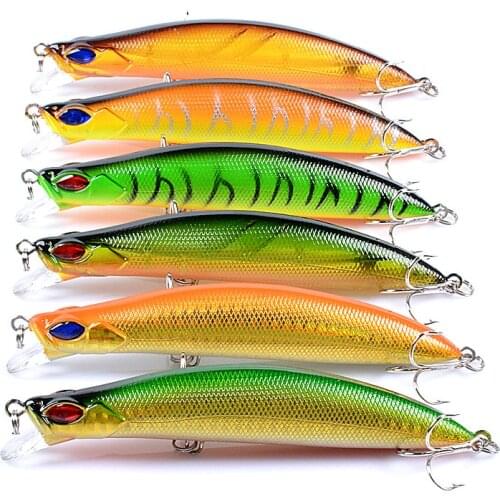 12.4cm/14.4g Rudra Hard Fishing Lure Minnow Bait Artificial Bait Lure Swimbait Wobbler diving 0.5m-2.1m Crank bait Minnows