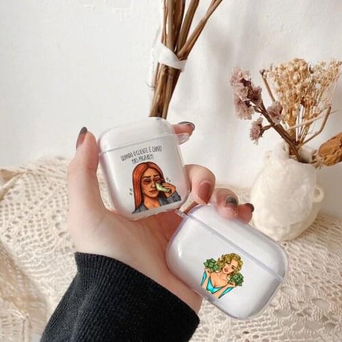 MAKE MONEY Not Friends transparent TPU silicone Bluetooth Airpod Case For Airpods 2 Airpods1 Airpods pro 3 TPU soft cover