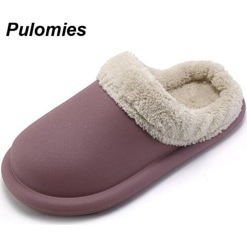 Wintes Women Shoes Quick Dry Clogs Casual Garden Shoes Warm Plush Sandals Couple Antiskid Home Flip Flops Slippers for Men