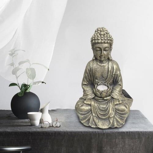 Outdoor Meditating Buddha Statue Zen Sculpture Garden Patio Yard Decor Art