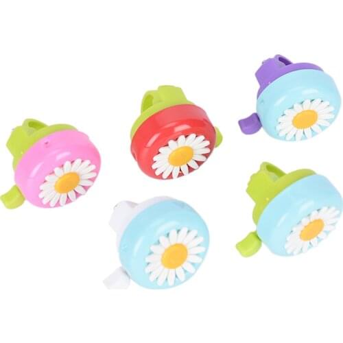 Hot Sale Kids Funny Bicycle Bell Horns Bike Flower Children Girls Cycling Ring Alarm for Handlebars Multi-color