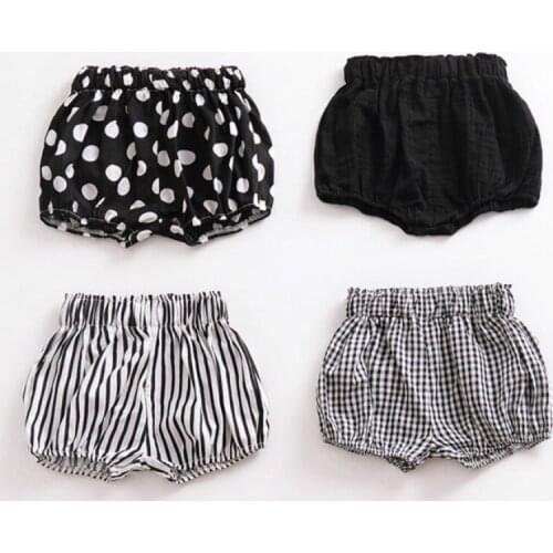 Spring Summer Children Cute Big PP Shorts Boys Girls Baby Bread Pants Kids Printed Shorts Toddler Loose Triangle Bottomers 0-5T