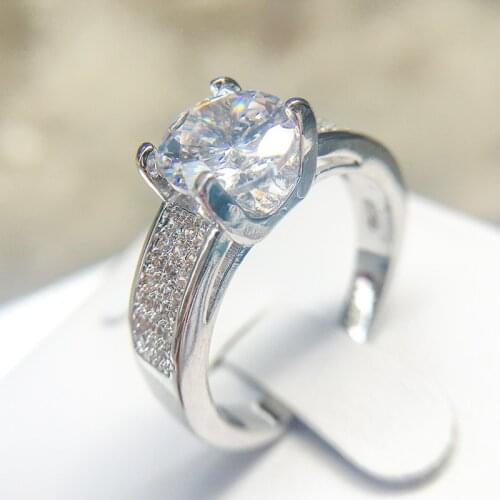 Woman Jewelry Butterfly Silver wedding rings for couples 925 Sterling Silver Retro Diamond Rings Filled Womens Engagement Luxury