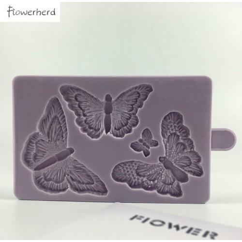 Animals Mold Fondant Cake Decorating Tools Butterflies Mold Cake Silicone Mold Chocolate Mold Baking Mold Pastry Tools Soap Mold