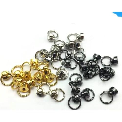 10pcs DIY Handmade Bag Parts Luggage Bag Buckle Tongs Snap Hook Ring With Screws Silver Gun Black bronze Gold Parts Accessories