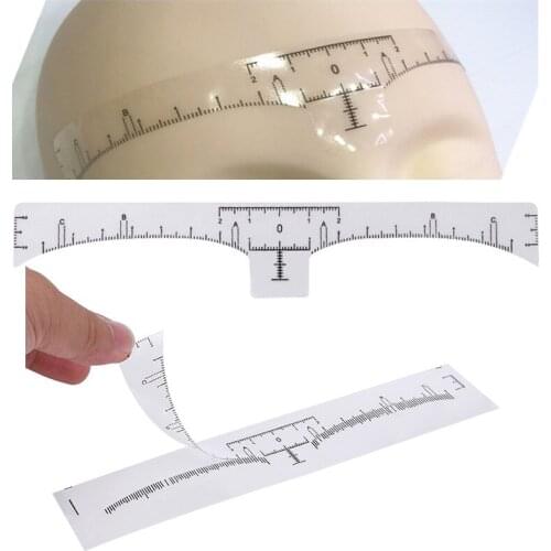 10Pcs/Lot Eyebrow Stencil Reusable Semi Permanent Makeup Microblading Measure Tattoo Ruler Tools Eyebrow Guide Ruler 18 X 2.2cm