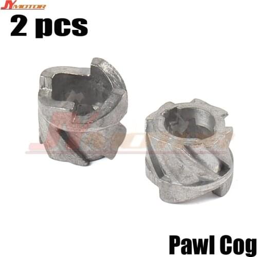 2Pcs Recoil Pull Starter Claw Aluminum Pawl Cog For 47cc 49cc Engine ATV Dirt Pocket Bike Mini Moto