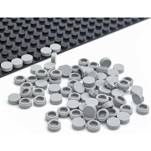 450pcs Building Block Accessories Round 1x1 Flat Studs 98138 Colorful Building Blocks Compatible with Leduo MOC Creative Toys