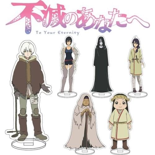 To Your Eternity Acrylic Stand 2021 New Anime Fumetsu no Anata e Fushi March Desktop Cosplay Toy Parona Hayase Figure Plate