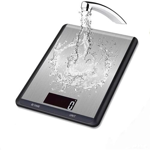 10kg stainless steel scale digital kitchen food scale electronic balance liquid crystal electronic gram scale weighing tool