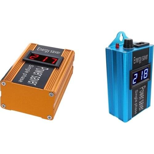 Intelligent Power Saver Energy Saving Devices Smart Power Factor Saver Electricity Saving Box 100KW EU Plug