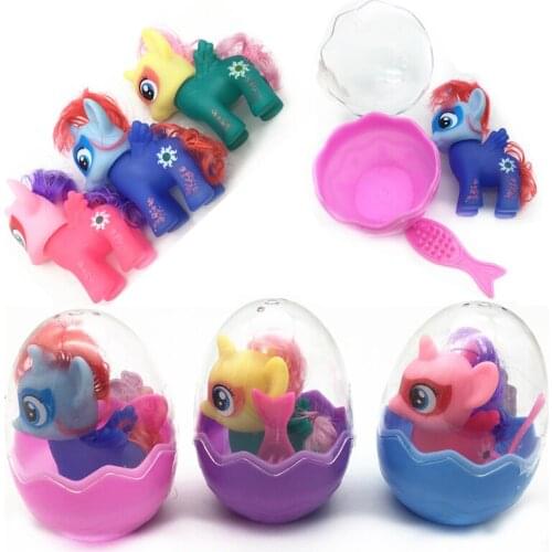Lovely unicorn doll Children Collection Figure Kids Toy Beautiful Surprise Egg horse Doll Gifts