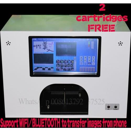 5 hand nails printing at same time nail printer and flower printer