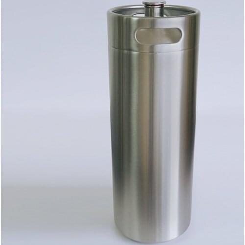 10L Portable Stainless Keg Beer Growler Home Brew Draft Beer Pail Bar Bucket Barrel