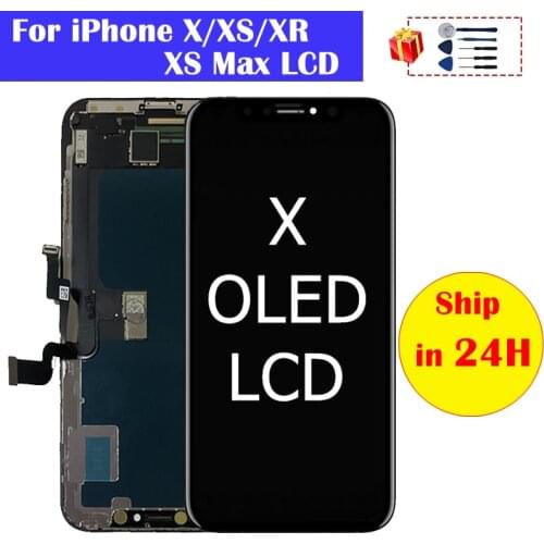 Tested New For iPhone X LCD Replacement Pantalla For iPhone XR XS XS Max 11 LCD Display Assembly With 3D Touch