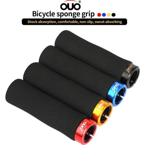OUO Bicyle Grips Road Bike Handlebar Anti-Skid Rubber Bicycle Grips MTB Ultralight Grips Cycling Accessories