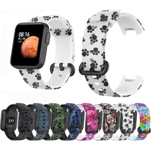 Sport Silicone Watch Band Wrist Strap For -Xiaomi Redmi MI Watch LIte Adjustable Smart Watch Replacement Accessories Watch Band