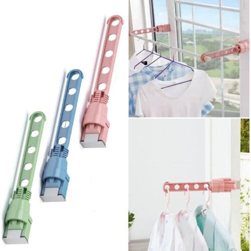 Window Frame Drying Rack 5-hole Portable Travel Drying Rack Window Sill Multifunctional Indoor Drying Rack