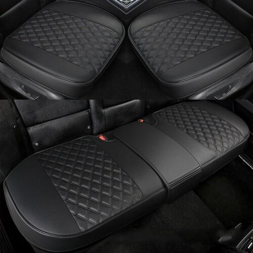 Universal 4 Colors Car Seat Cover Non-slip Mat Carpet Pad Protector Pu Leather All-inclusive Seat Cushion Auto Accessories High
