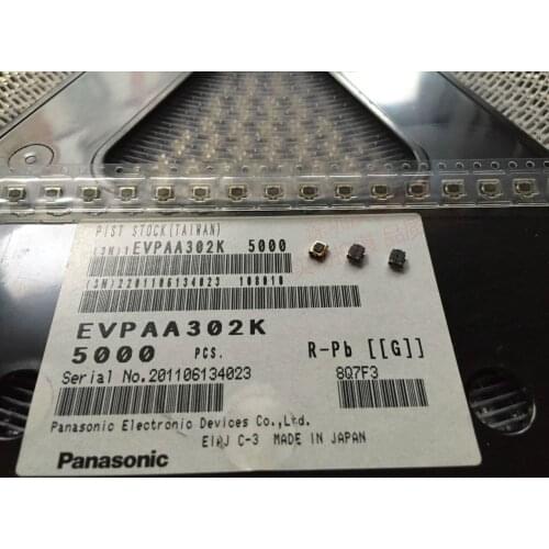 Japan EVPAA302K car remote control button key button touch waterproof dust 3*3.5*1.7